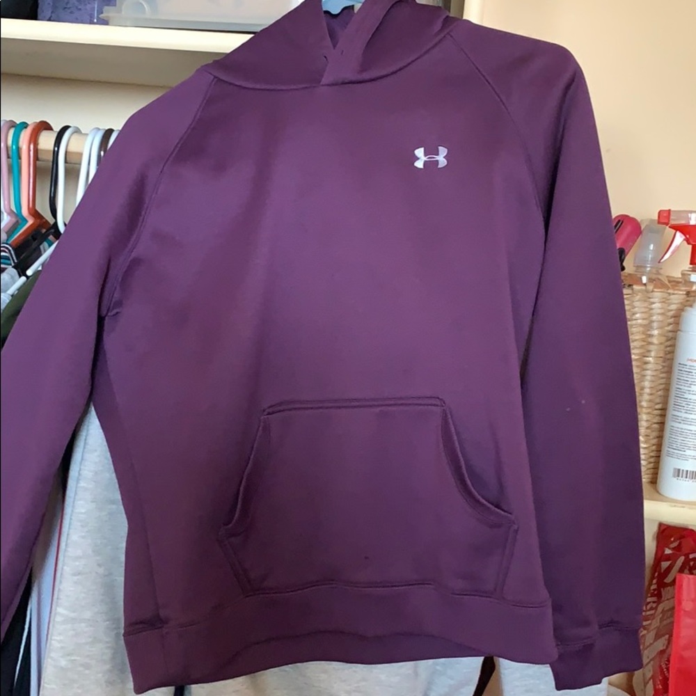 Purple under armour hoodie
